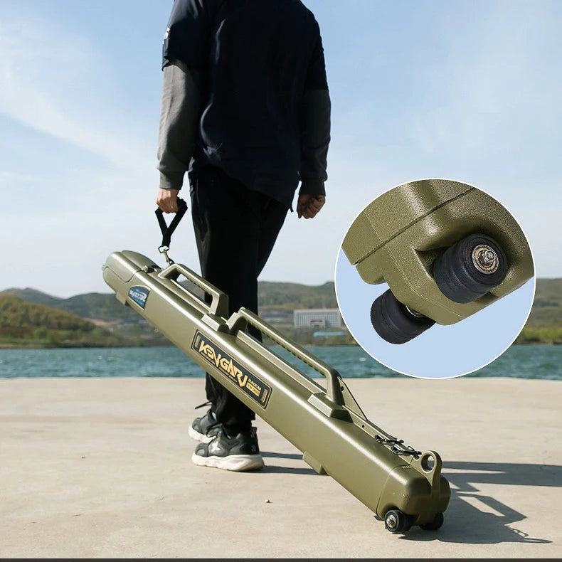 Rod Travel Tube with wheels