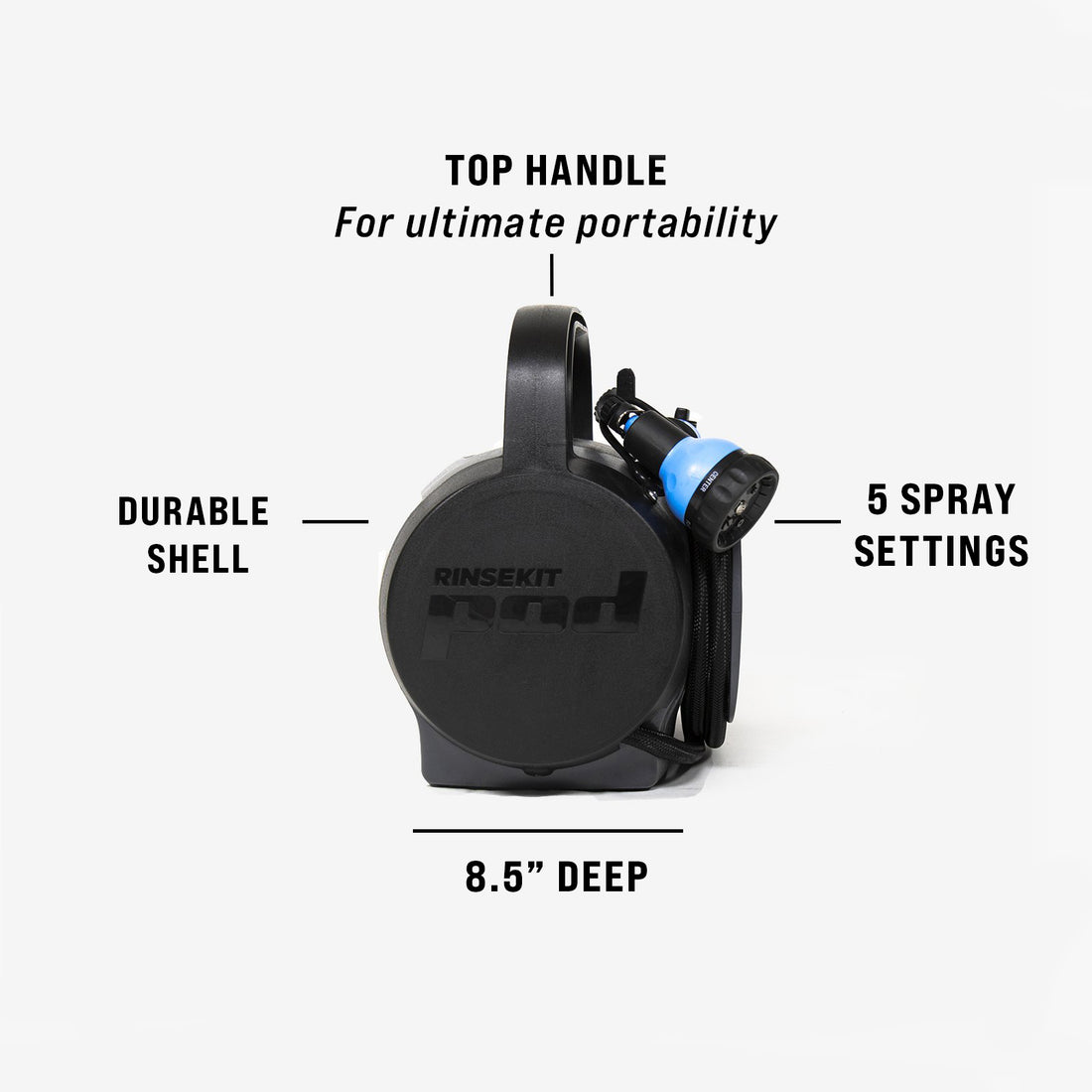 1.5 Gallon RinseKit Pod Portable Shower