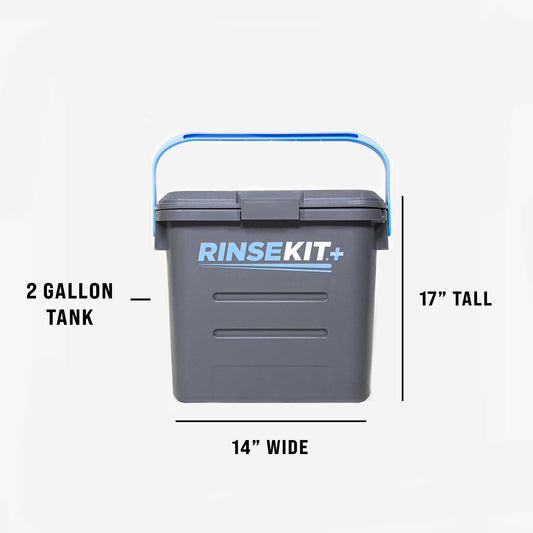RinseKit Plus + Pressure Booster Pump & Hot Rod Water Heater